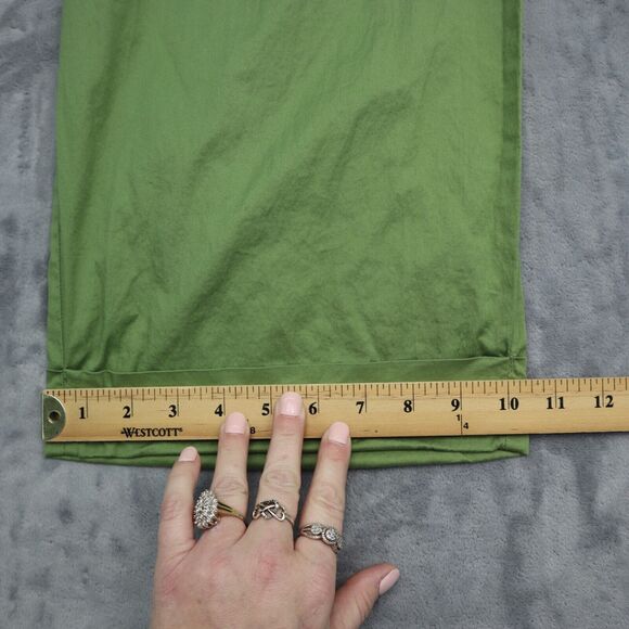 Bag Age Shorts Womens 20 Green High Rise Cotton Medium Wash Elastic Waist - Picture 6 of 16